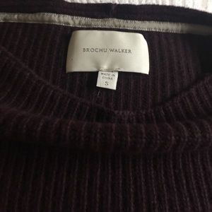 Designer sweater. Impeccably made. Modern.